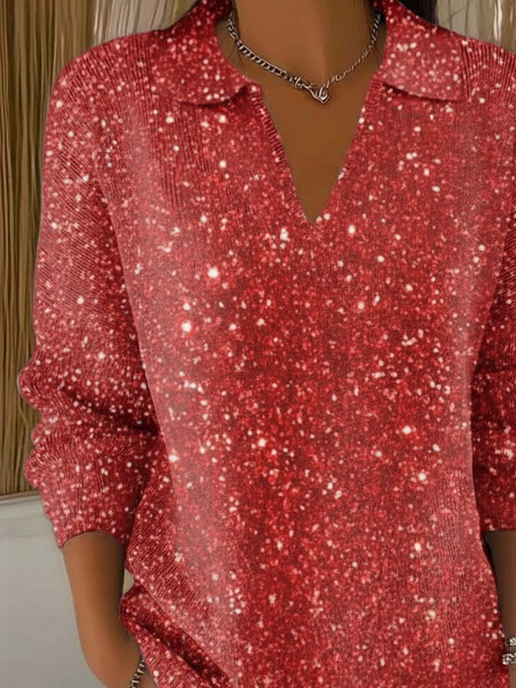 Women Christmas Long Sleeve Comfy Casual Printing Sweater