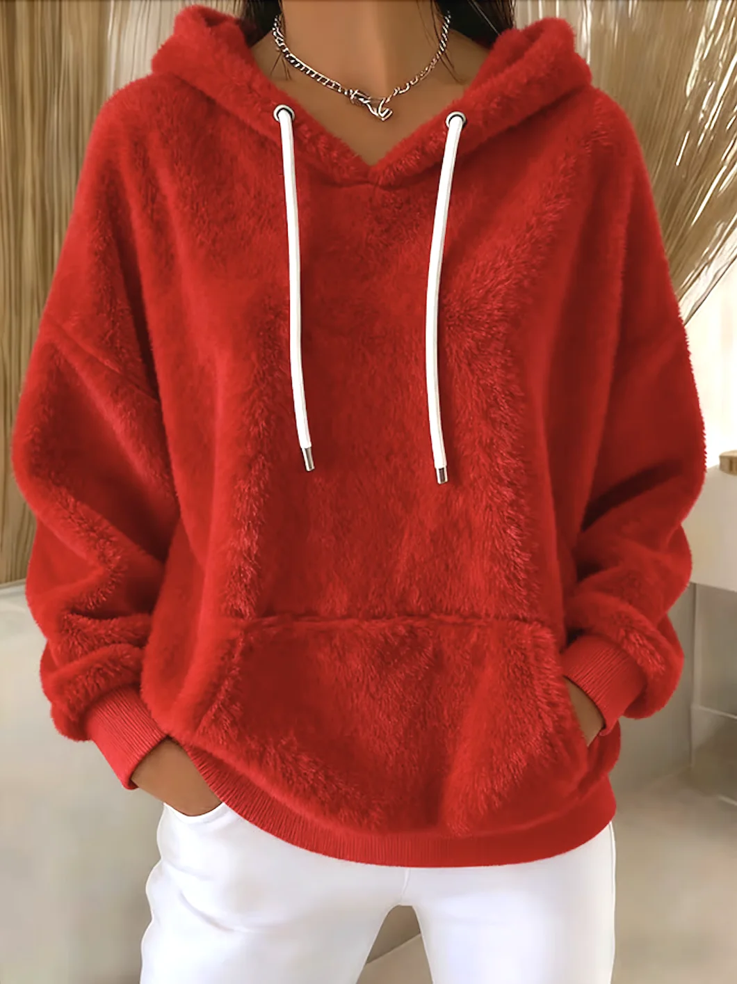 Casual Hoodie Plain Hoodie