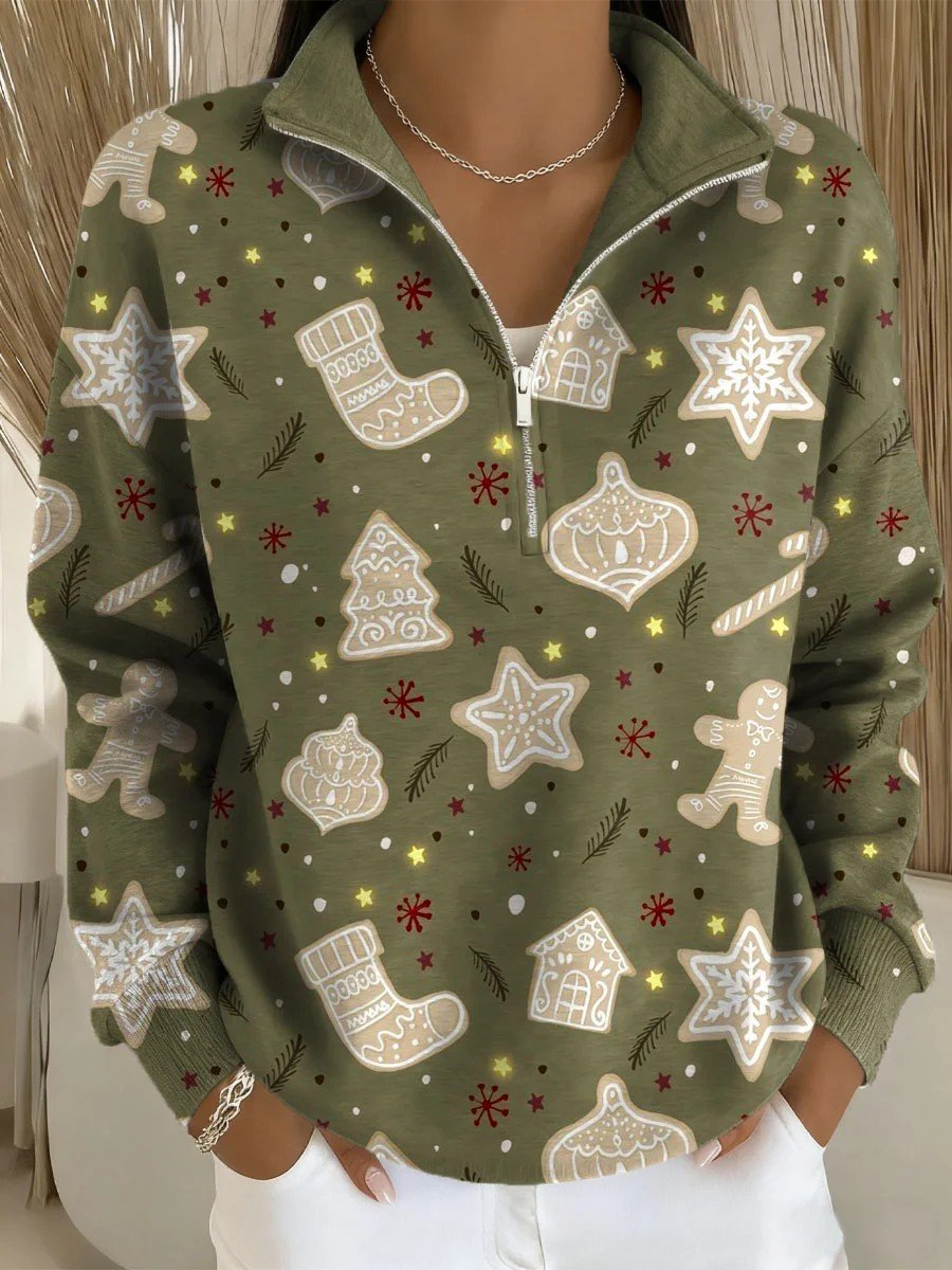 Women Christmas Long Sleeve Comfy Casual Sweater