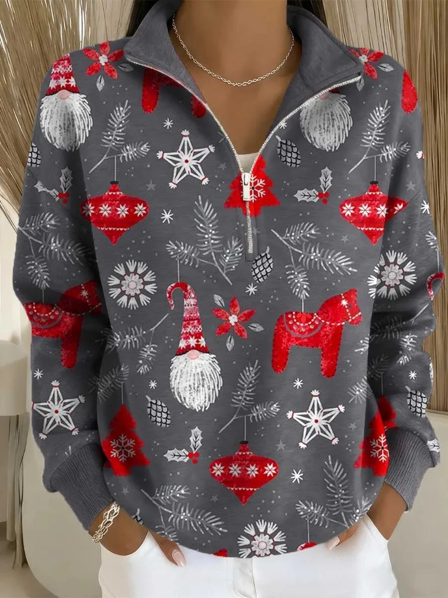 Women Christmas Long Sleeve Comfy Casual Sweater