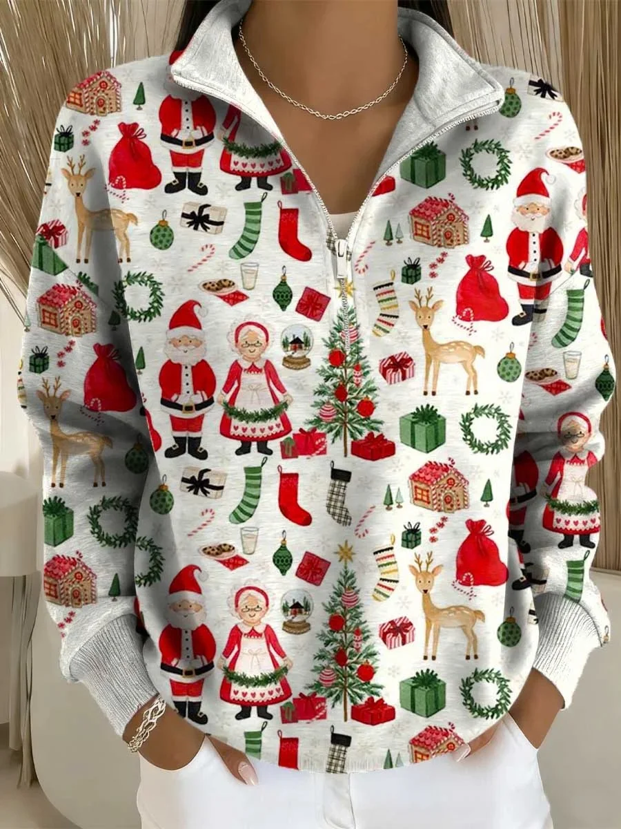 Women Christmas Long Sleeve Comfy Casual Sweater