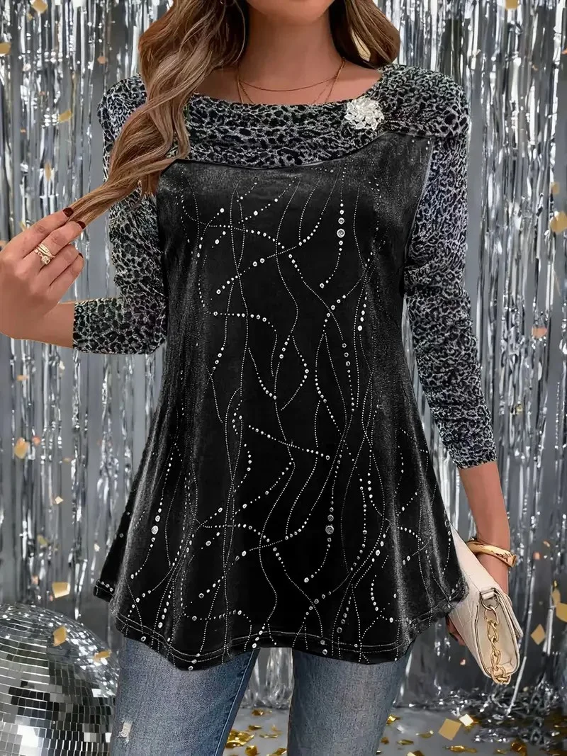 Casual Striped Long Sleeve T-shirt