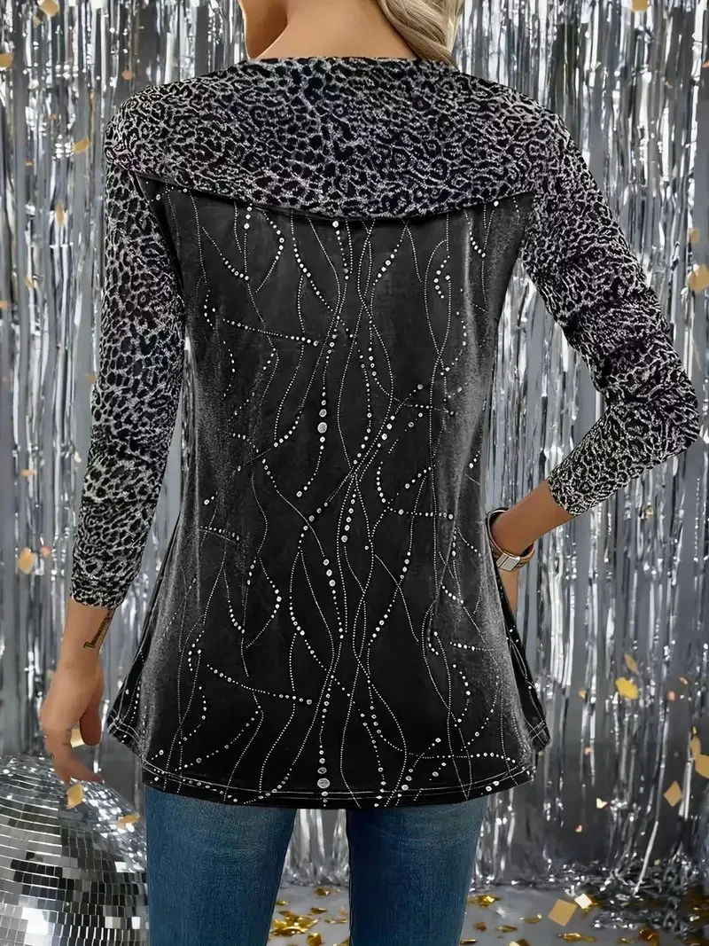 Casual Striped Long Sleeve T-shirt