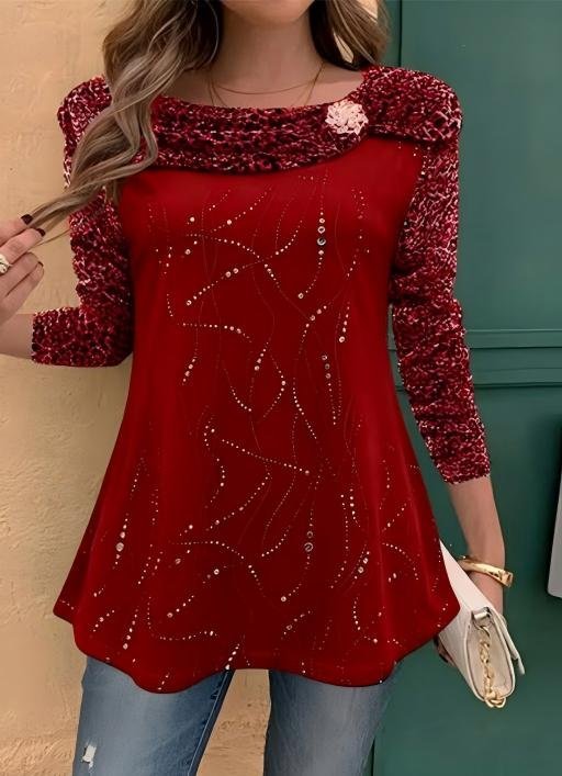 Casual Striped Long Sleeve T-shirt