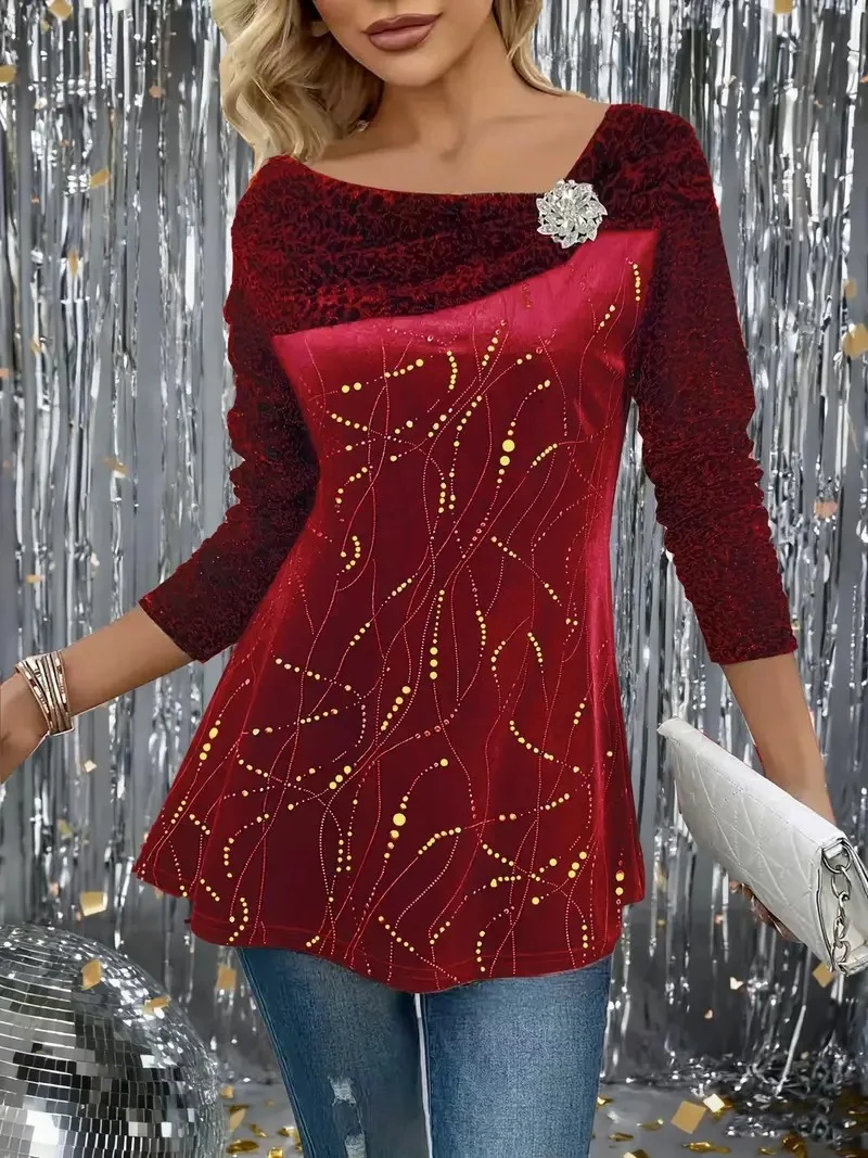 Casual Striped Long Sleeve T-shirt