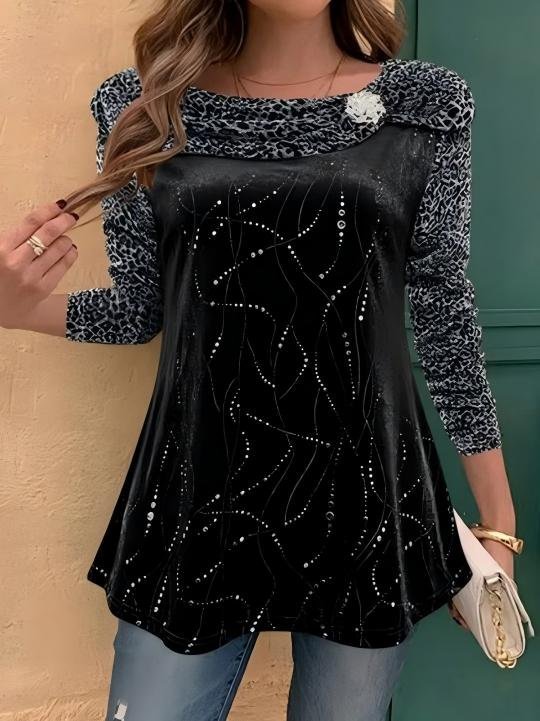 Casual Striped Long Sleeve T-shirt