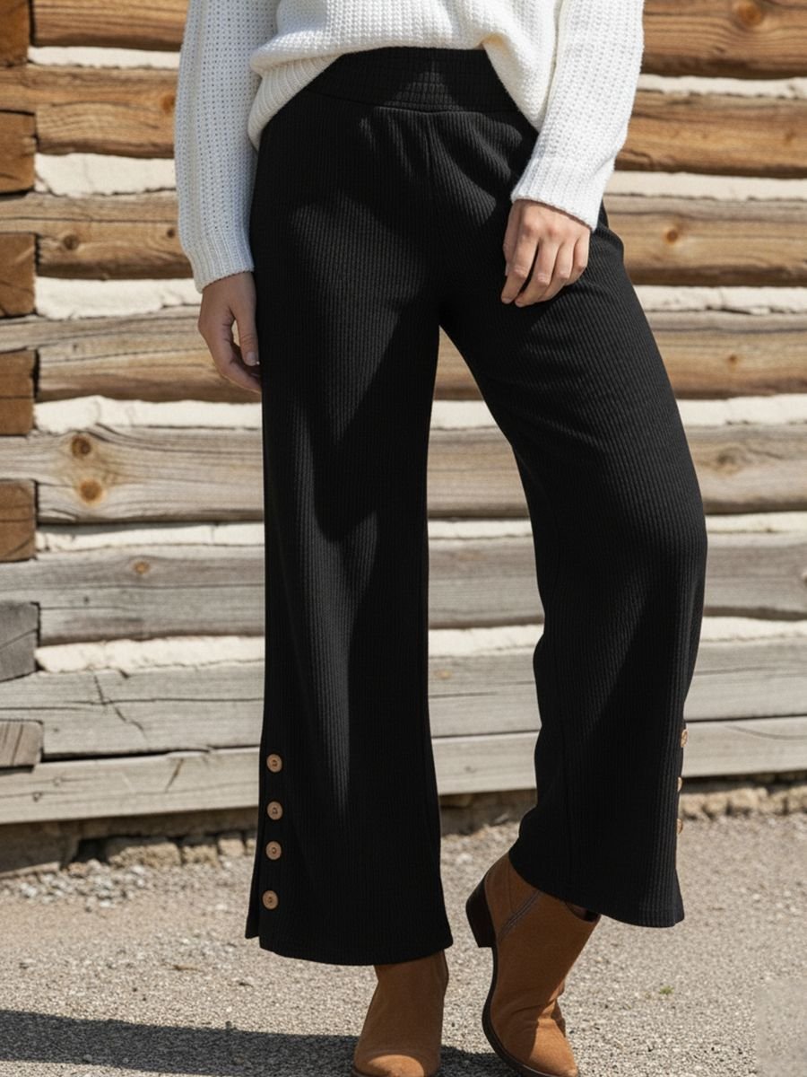 Women Plain Long Pants Casual Spring/Fall Trousers