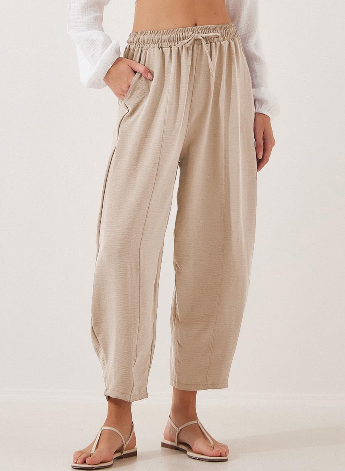 Women Plain Ankle Pants Pants Casual Spring/Fall Trousers