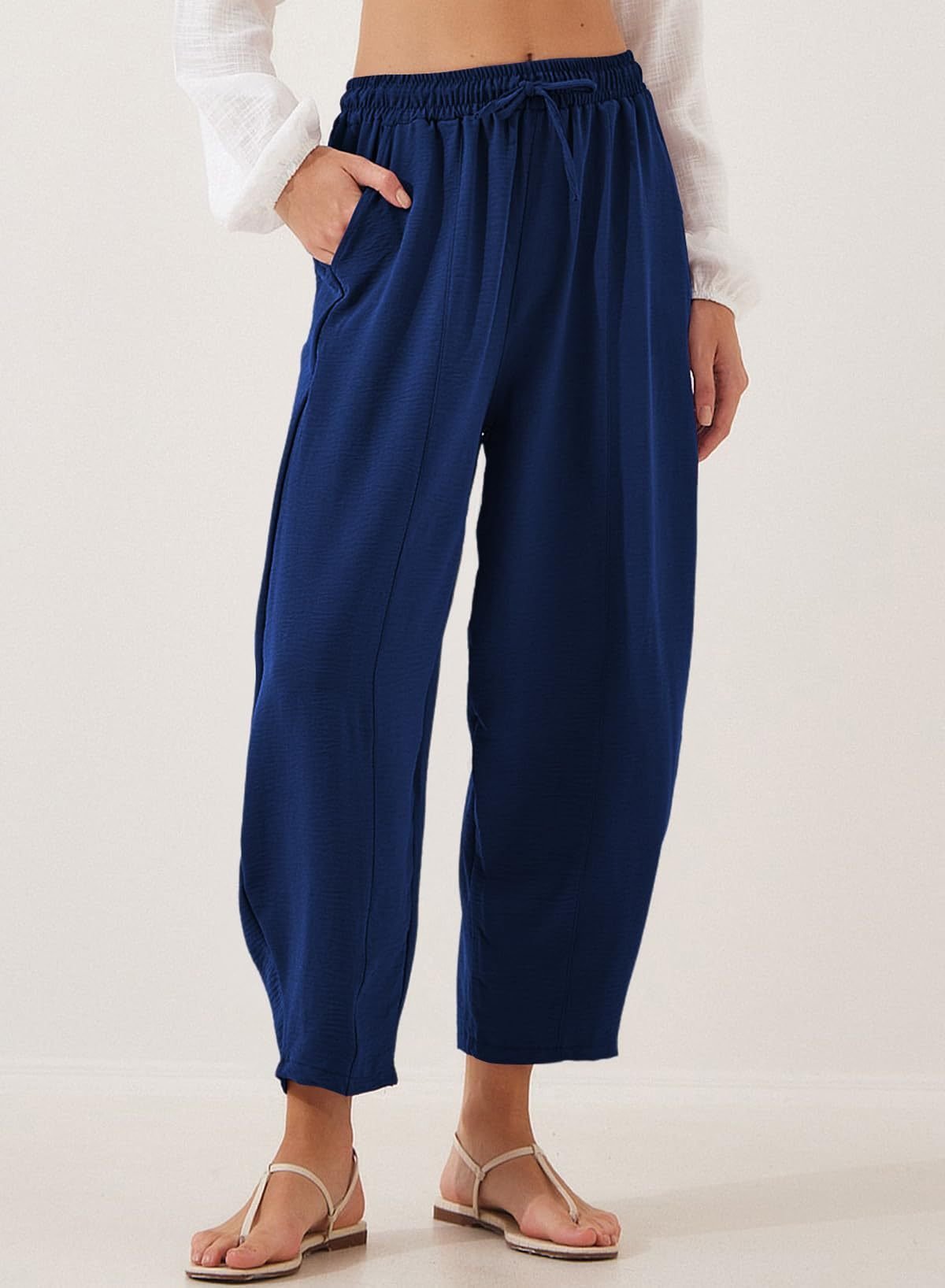Women Plain Ankle Pants Pants Casual Spring/Fall Trousers