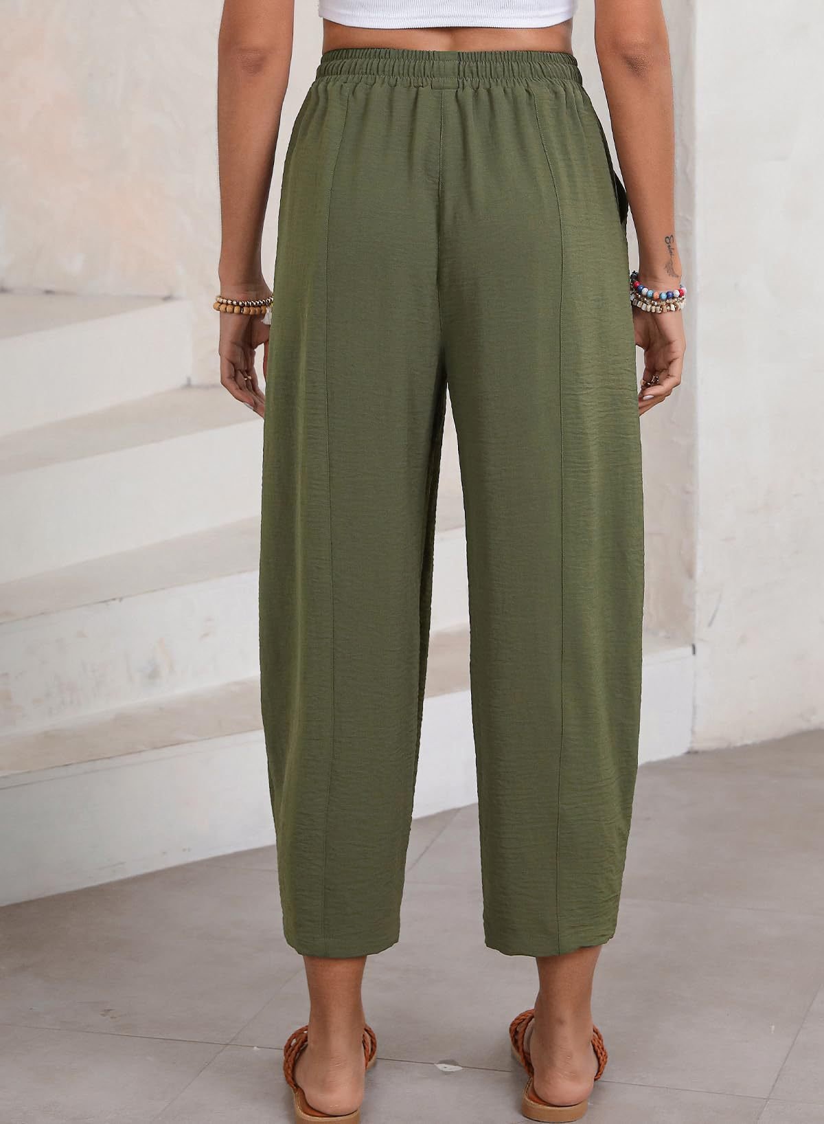 Women Plain Ankle Pants Pants Casual Spring/Fall Trousers