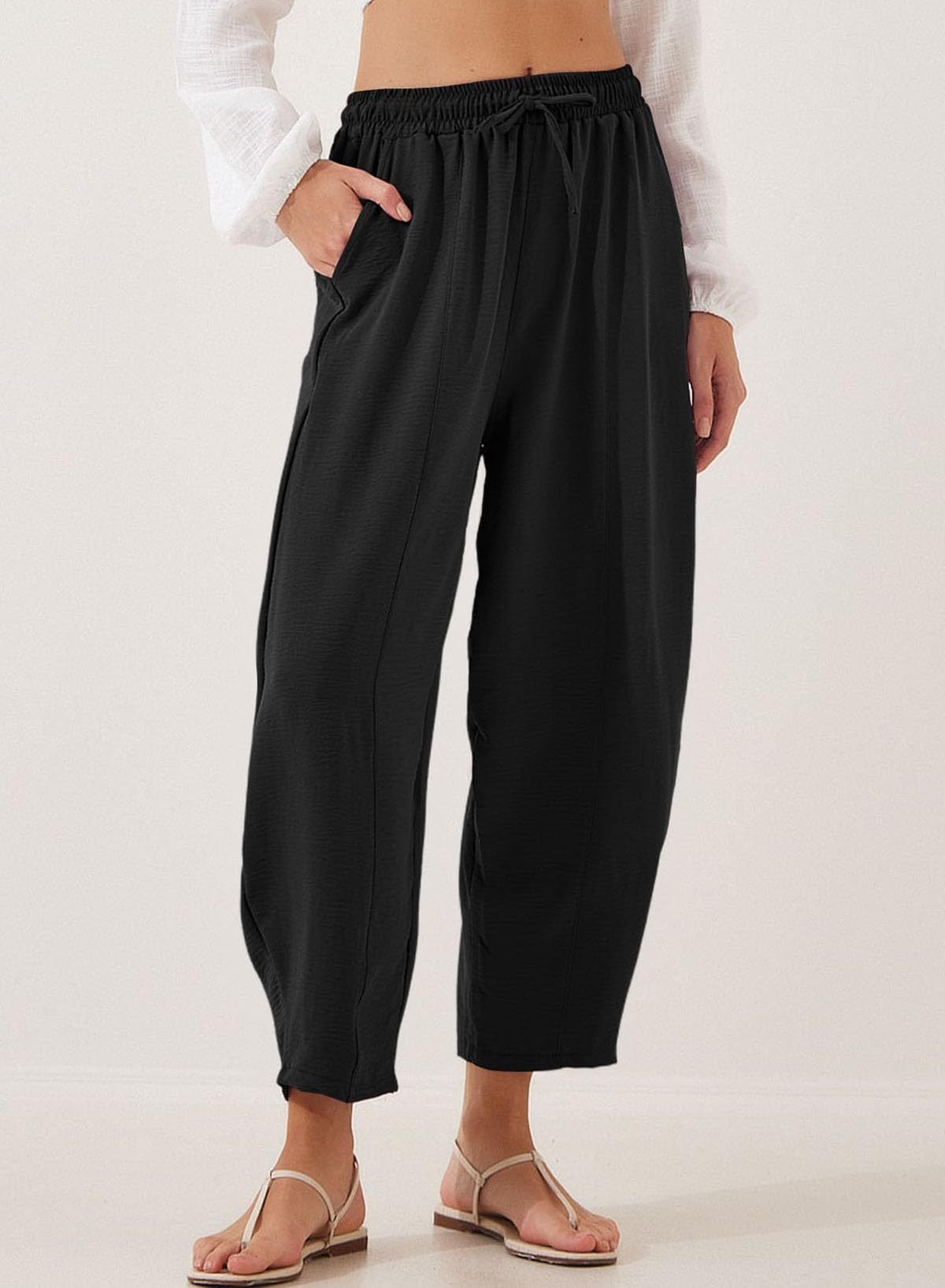 Women Plain Ankle Pants Pants Casual Spring/Fall Trousers