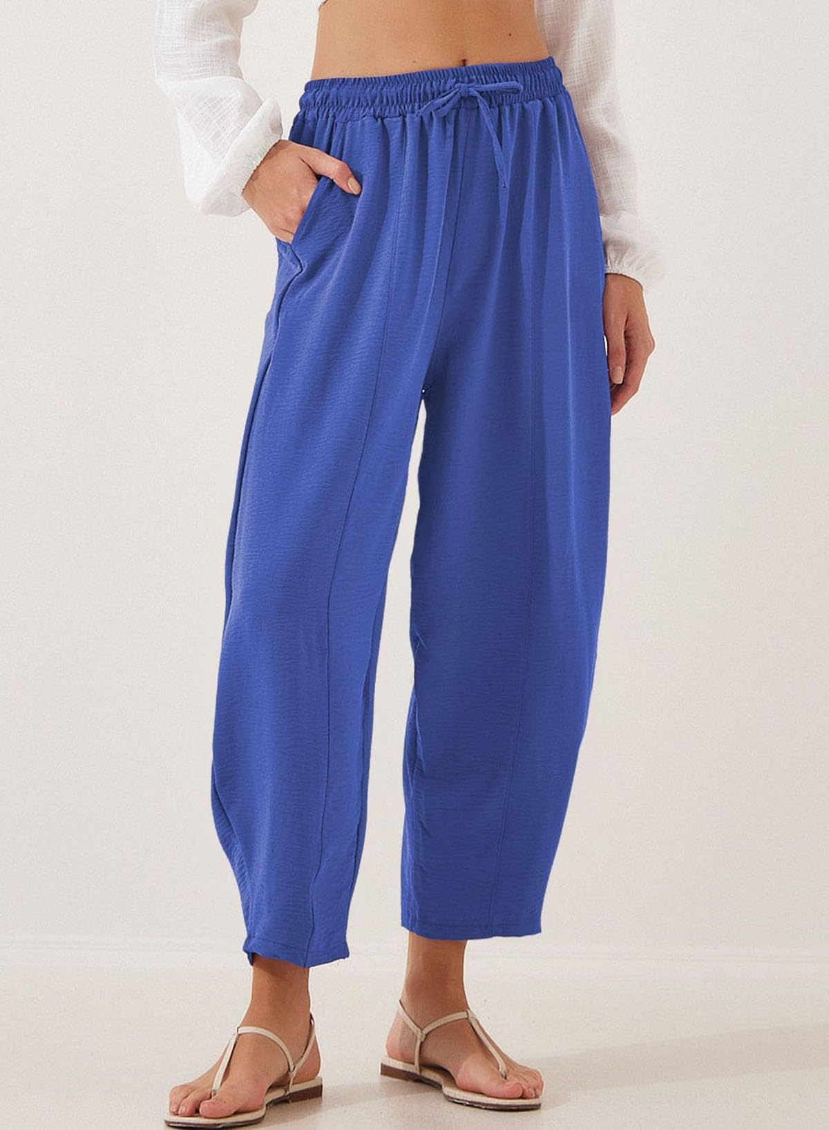 Women Plain Ankle Pants Pants Casual Spring/Fall Trousers