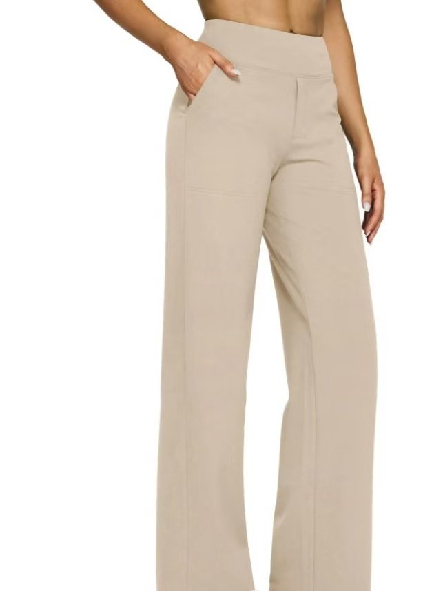 Women Plain Long Pants Casual Spring/Fall Trousers