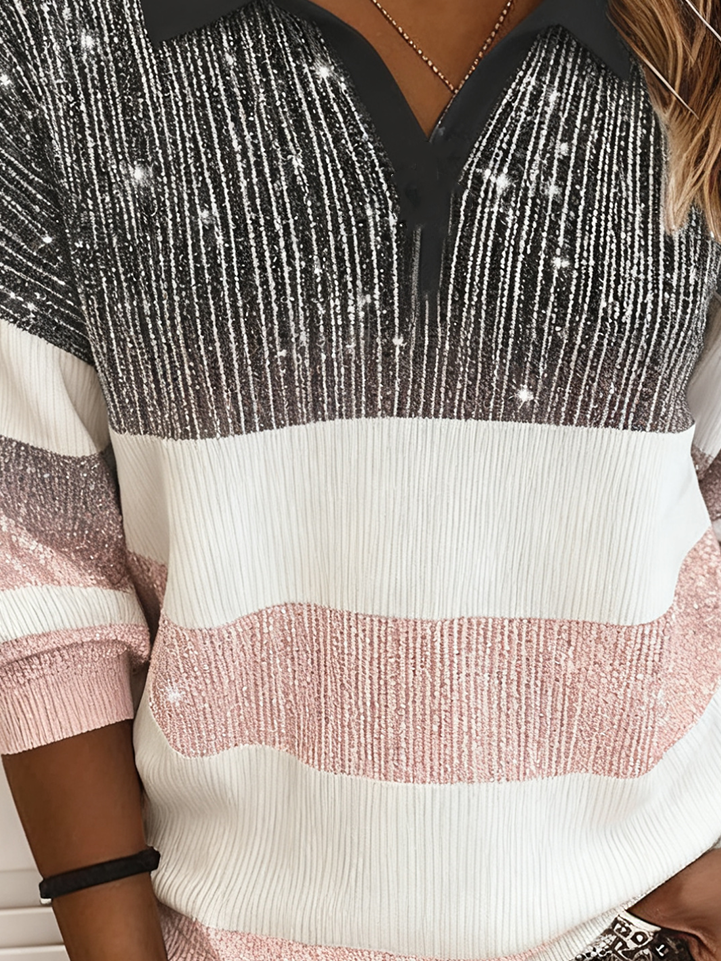 Women Plain Long Sleeve Comfy Casual Sweater