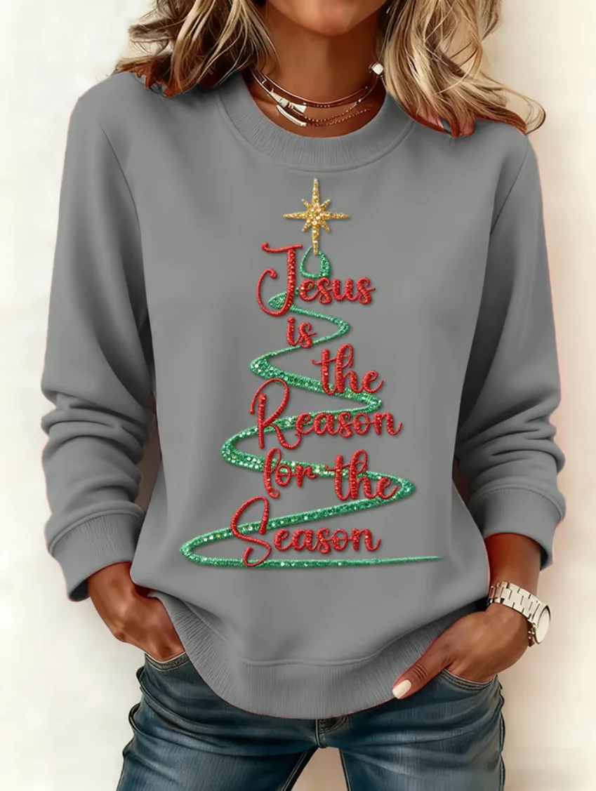 Vintage Crew Neck Christmas Sweatshirt