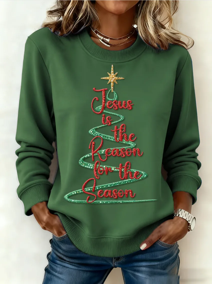 Vintage Crew Neck Christmas Sweatshirt