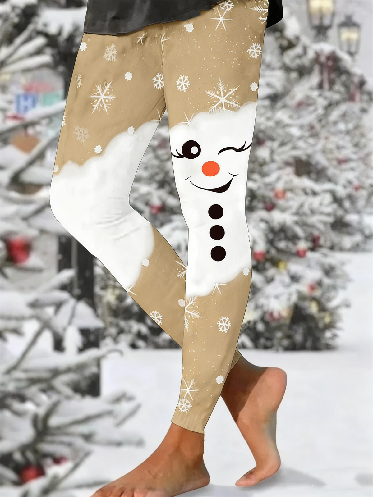 Women 3D Printing Vintage All Season Long Leggings