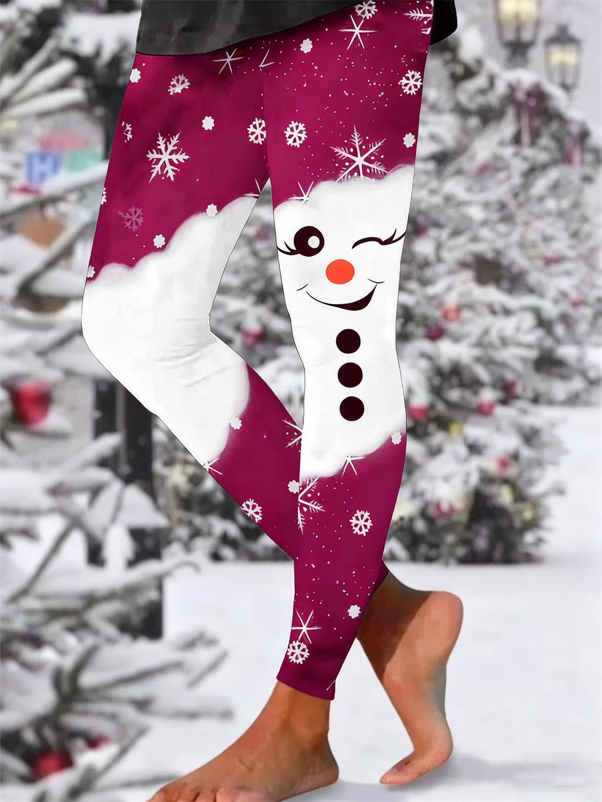 Women 3D Printing Vintage All Season Long Leggings
