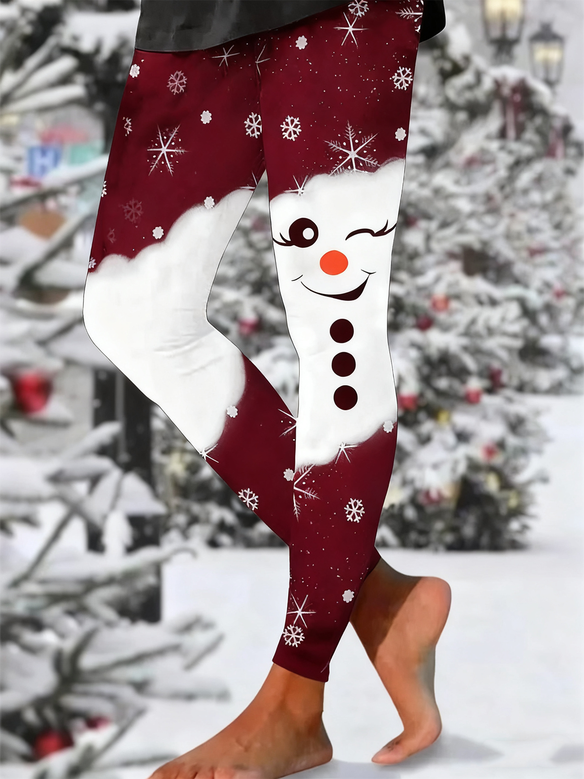 Women 3D Printing Vintage All Season Long Leggings