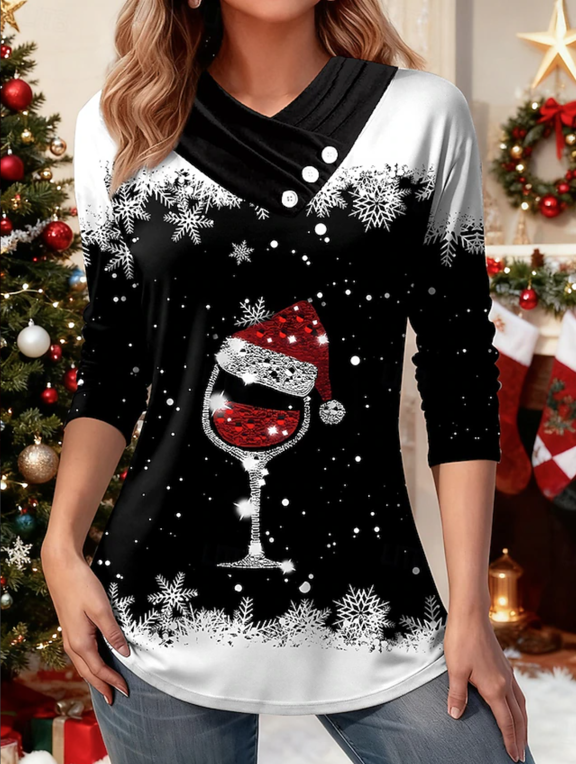 Casual Gradient Pattern Long Sleeve T-shirt