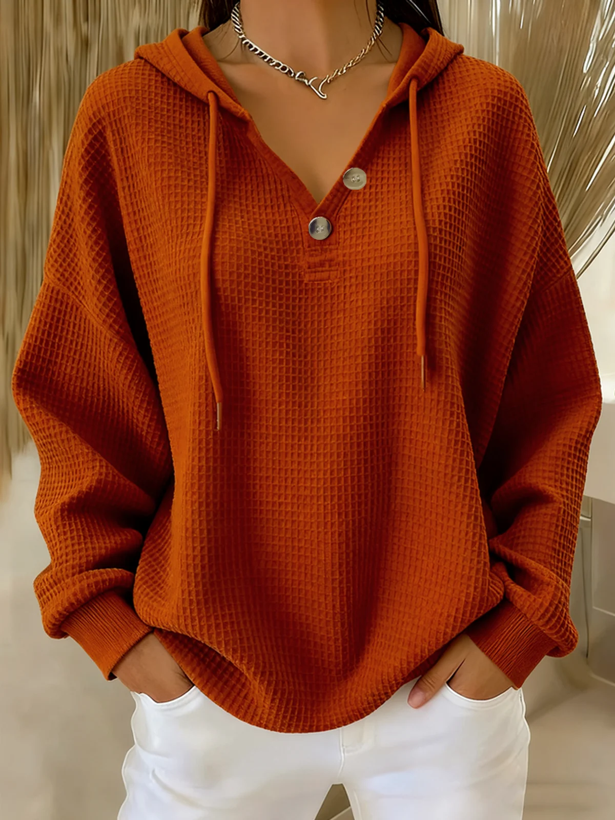 Casual Hoodie Plain Hoodie