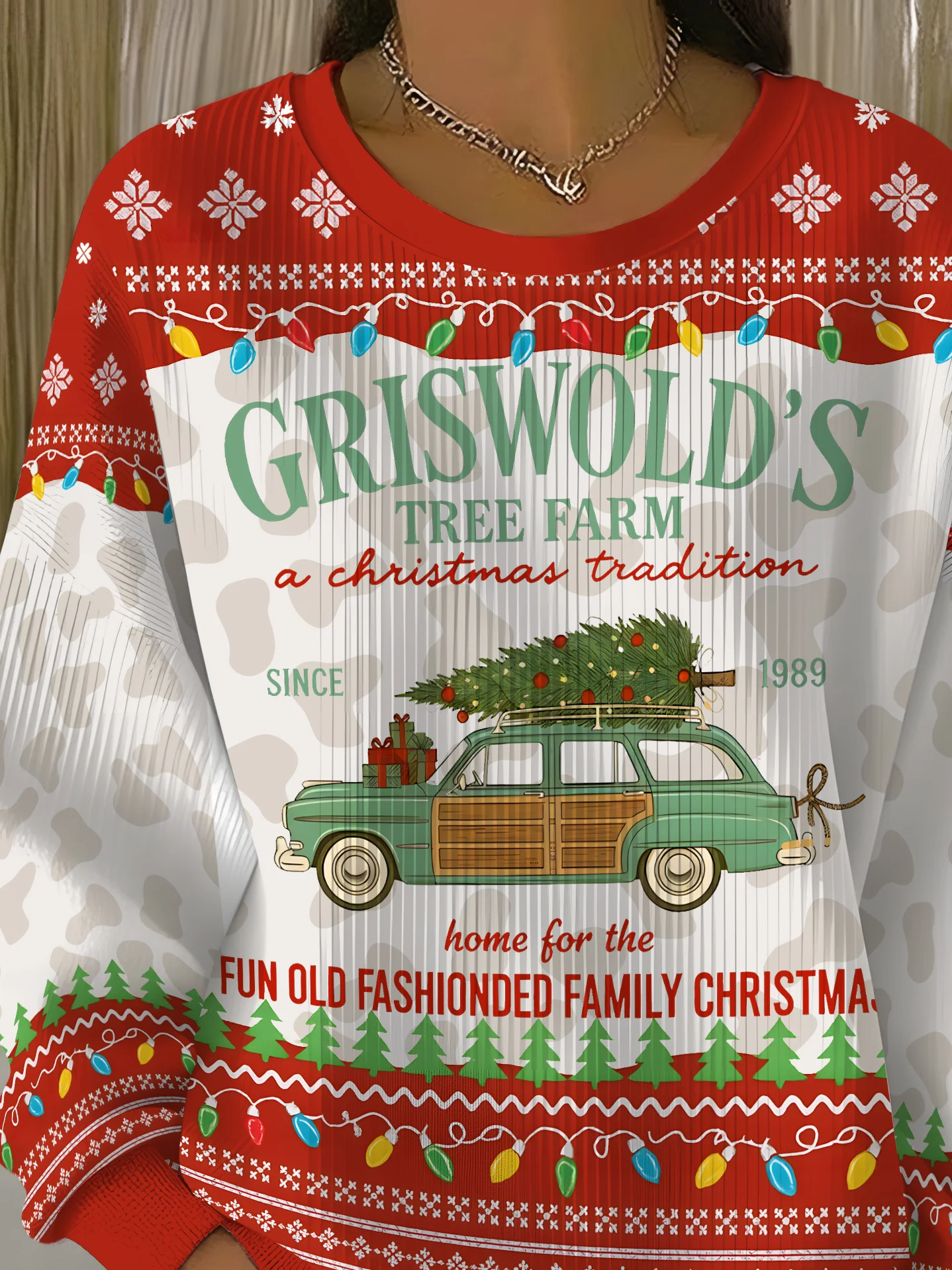 Casual Crew Neck Text Letters Sweatshirt