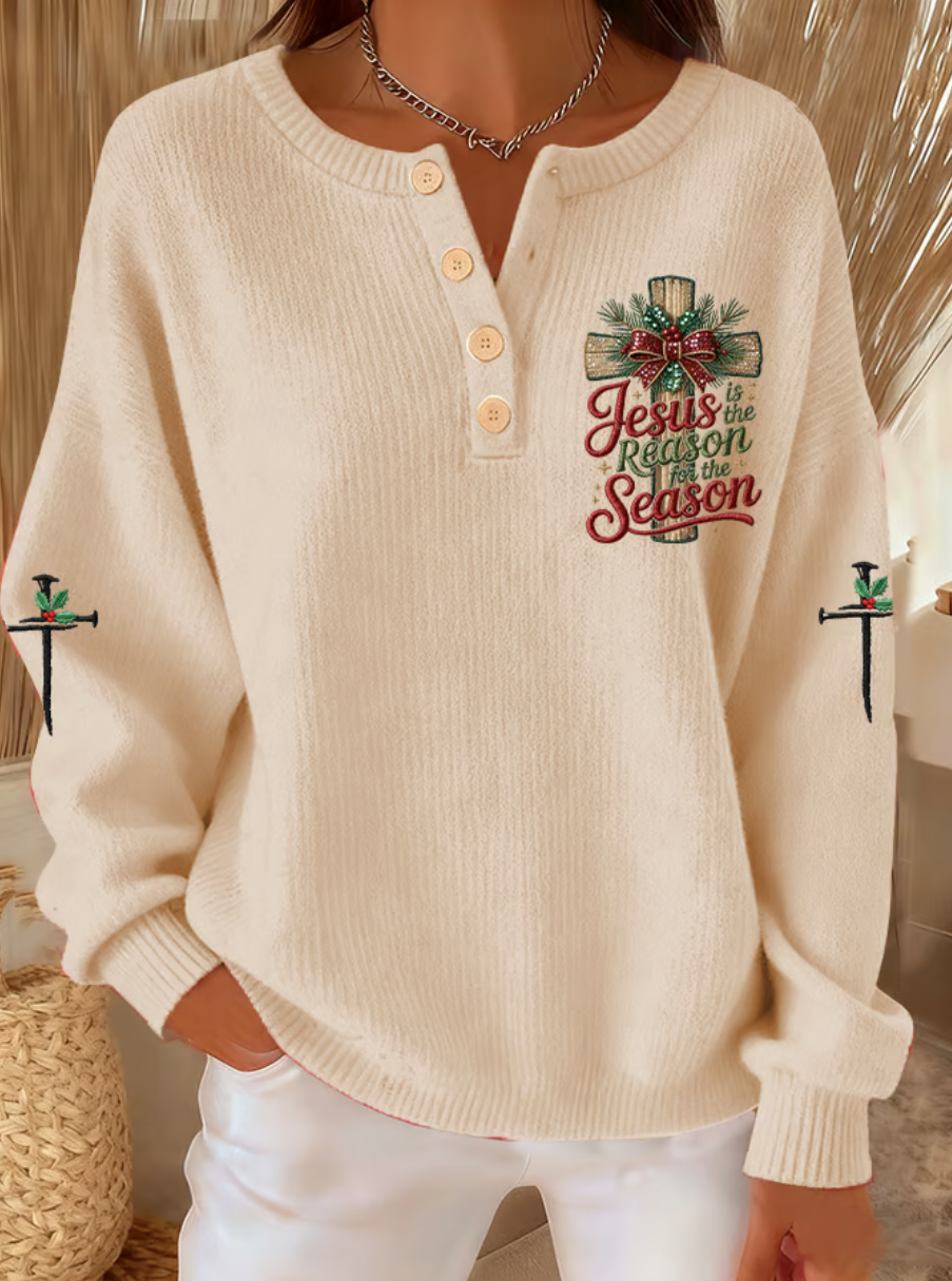 Women Christmas Long Sleeve Comfy Casual Sweater