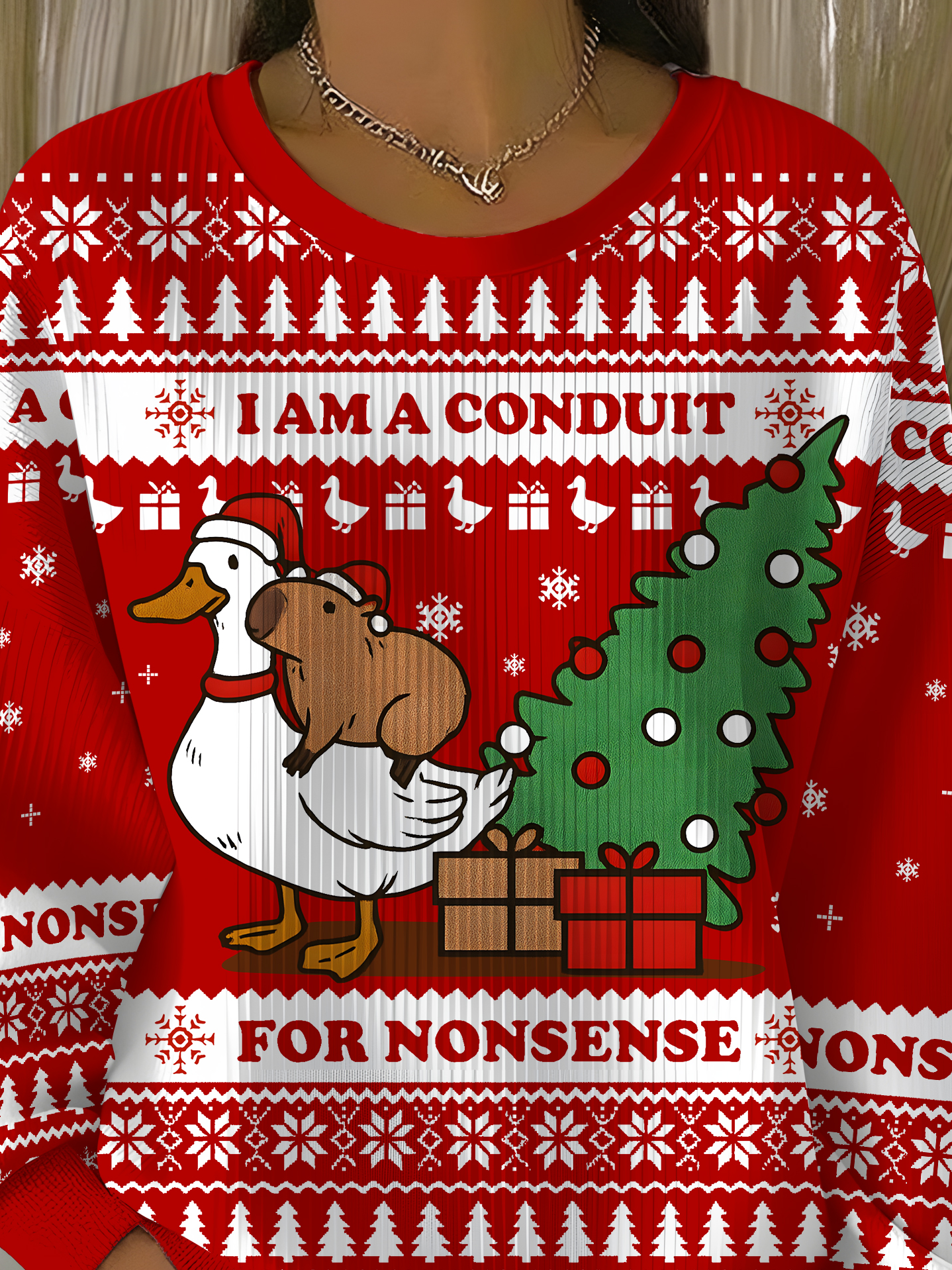 Casual Crew Neck Text Letters Sweatshirt