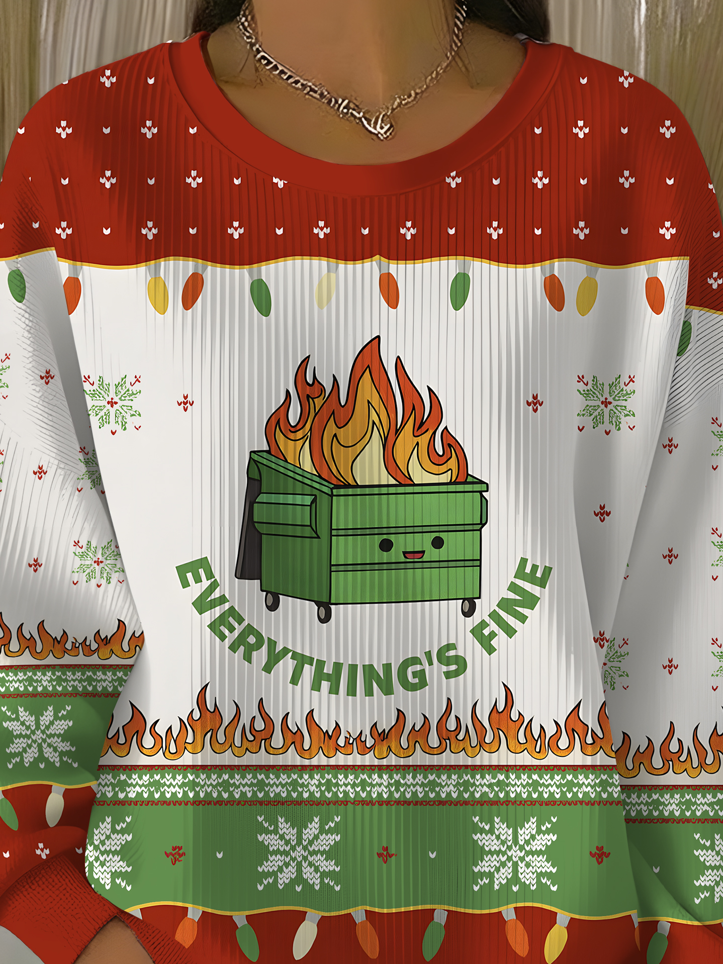 Casual Crew Neck Text Letters Sweatshirt