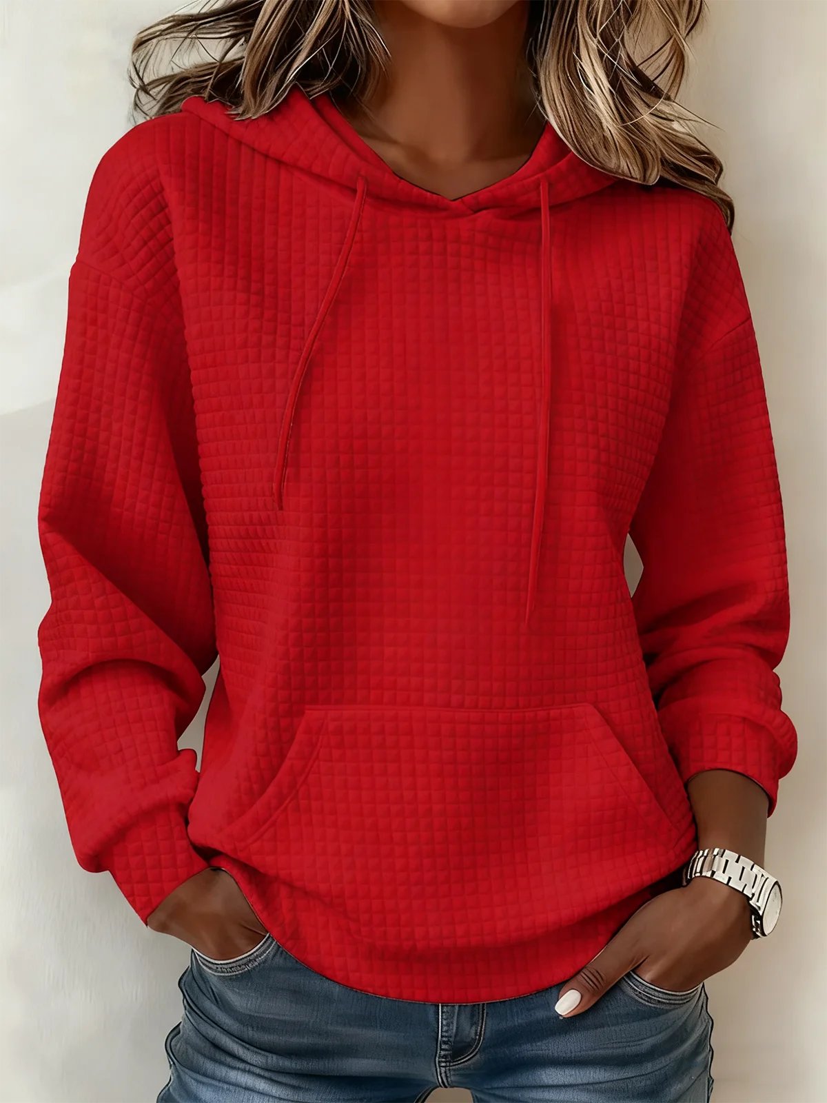 Vintage Hoodie Plain Hoodie