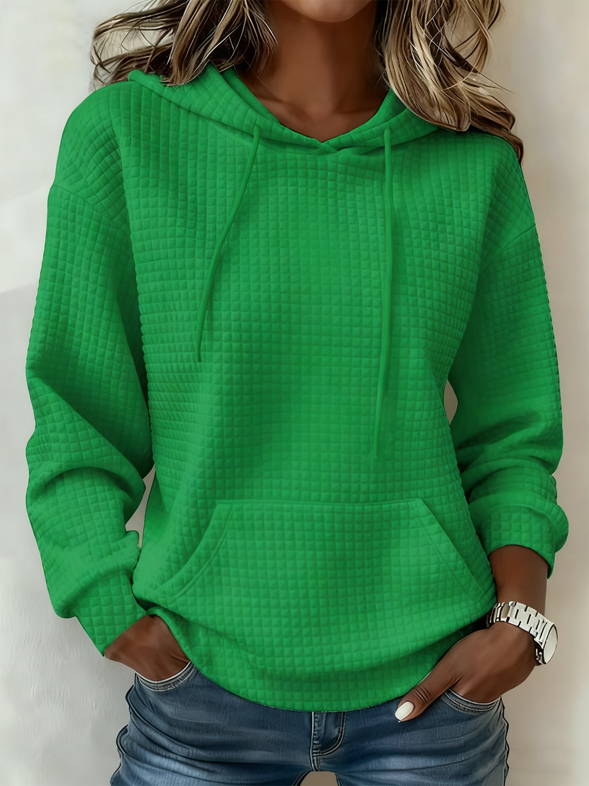 Vintage Hoodie Plain Hoodie