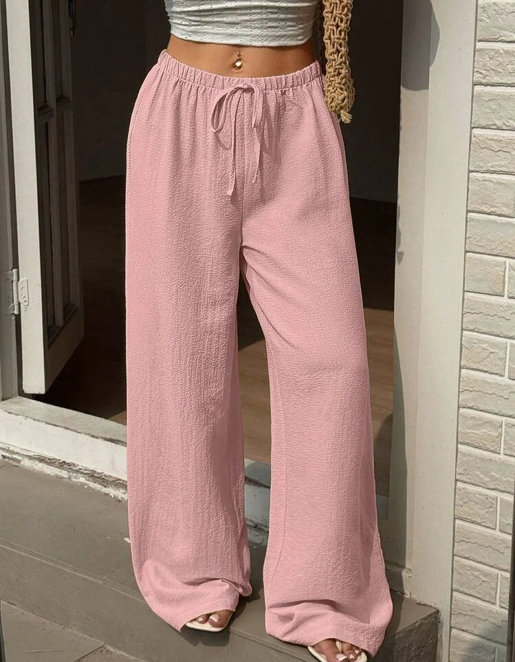 Women Plain Long Pants Casual Spring/Fall Trousers