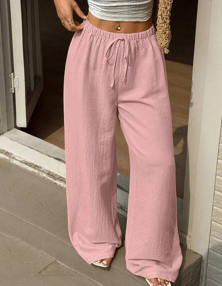 Women Plain Long Pants Casual Spring/Fall Trousers