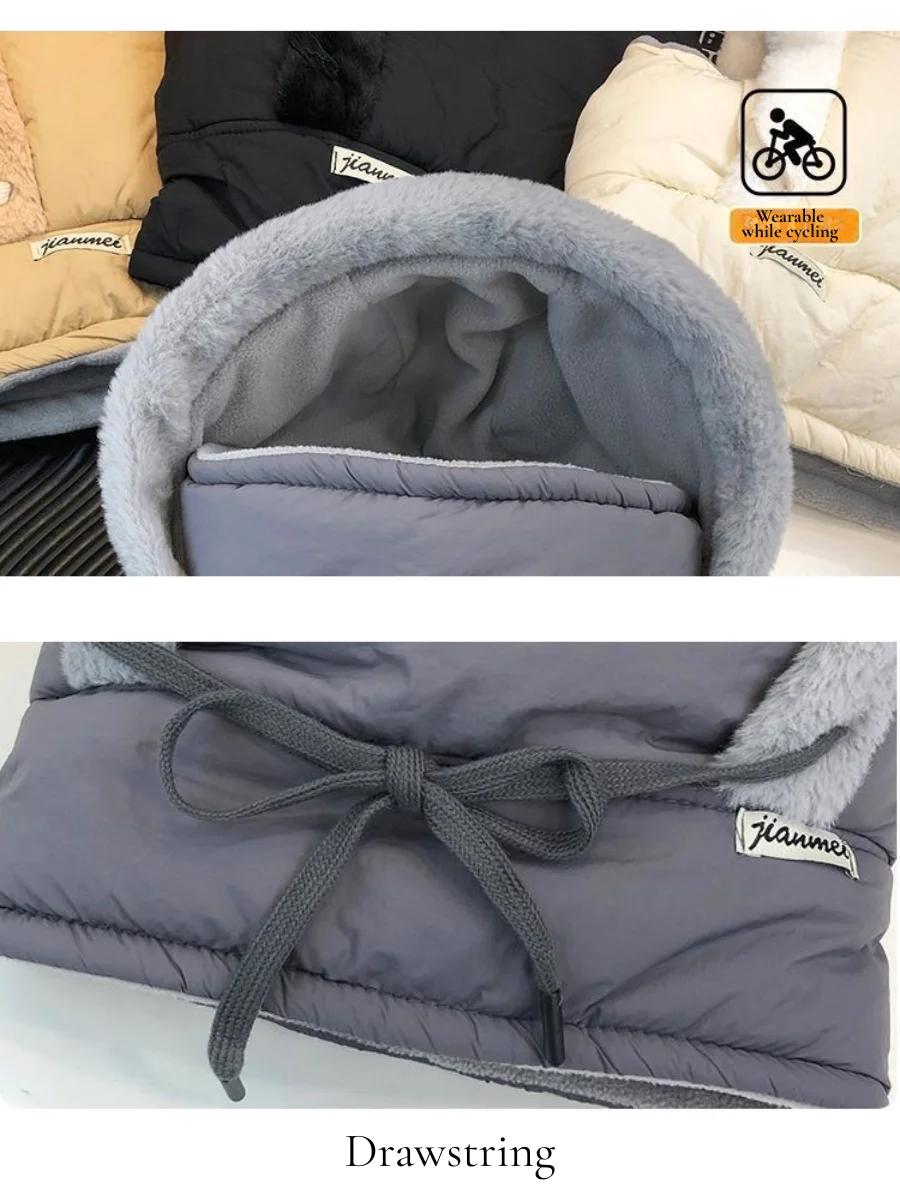 Winter Warm Lei Feng Hat Men's And Women's Ear-protecting Fleece-lined Thickened Cycling All-in-one Cold-proof Face Mask/neck Warmer Snow Hat