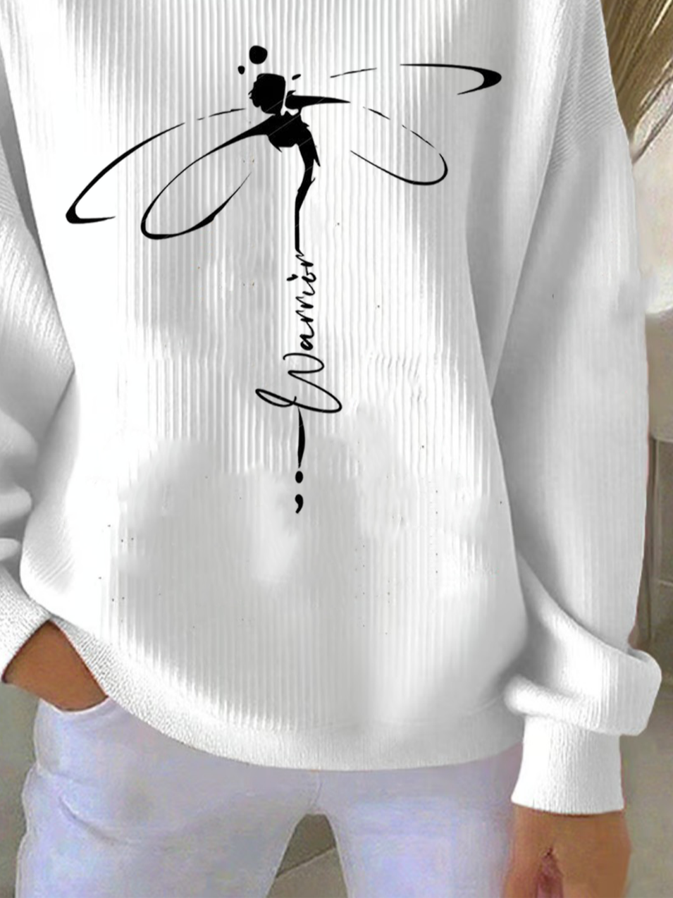 Vintage Crew Neck Dragonfly Sweatshirt