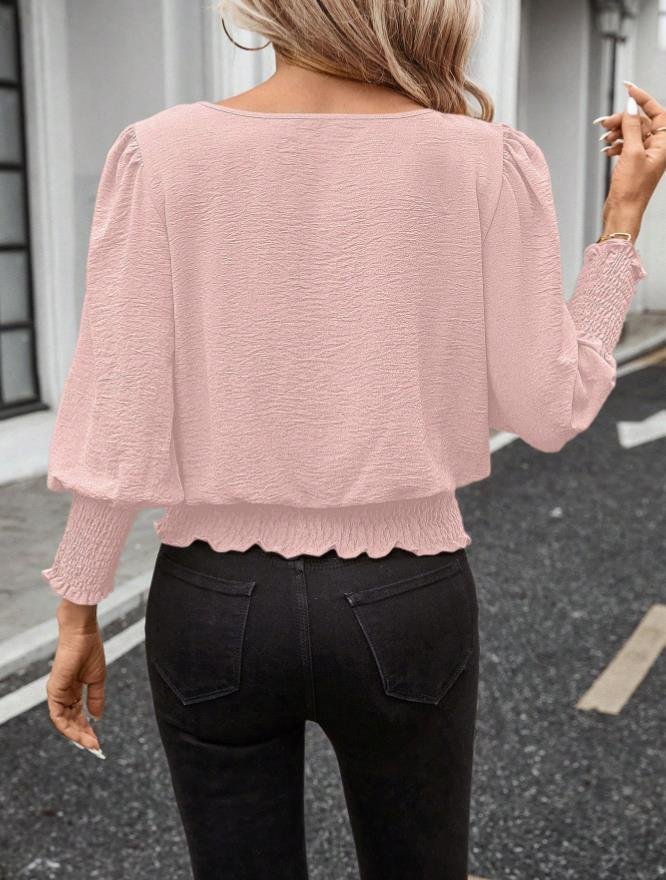 Women Plain Extra-long Sleeve Comfy Elegant Cardigan