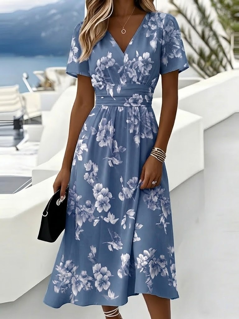 noracora dresses | Nwt Noracora Dress | Color: Blue/Purple | Size: Xxl LIKE NEWClothes Mentor is a Womens Resale and Accessories Store Noracora NWT Paint Splatter Multicolor