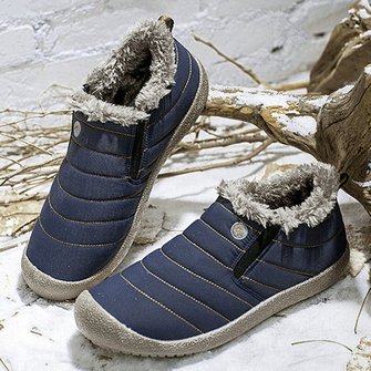 Women's Waterproof Snow Boots Fur Lining Warm Non Slip Booties