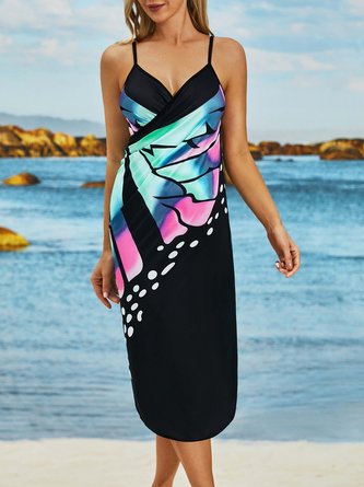 Vacation Butterfly Printing Coverup