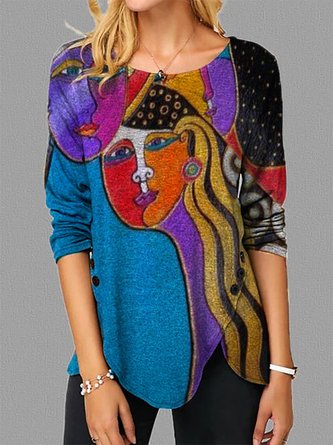 Tunic Top Rated /Casual Long Sleeve Boho pullover Tunic Top