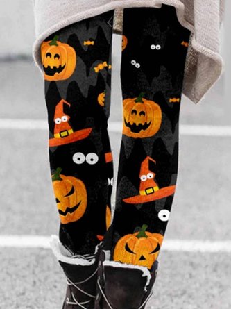 Halloween Fit Casual Cotton Leggings