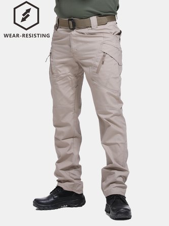 Men's Outdoor Tactical Wear Resistant Waterproof Multi Pocket Cargo Pants