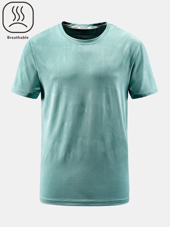 Men's Quick Dry Breathable Round Neck Short Sleeve Tee
