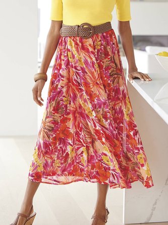 Floral Vacation Skirt