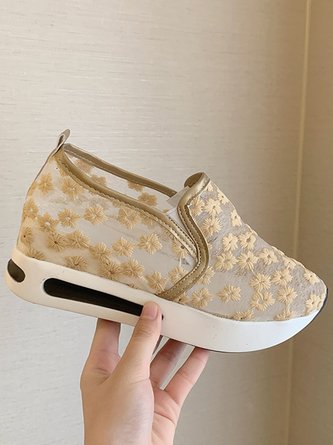 Lace Floral Breathable Comfort Sneakers