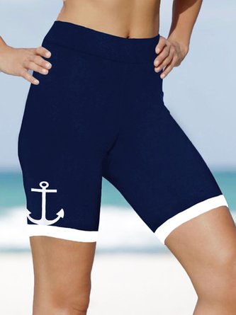 Anchor Tight Casual Shorts