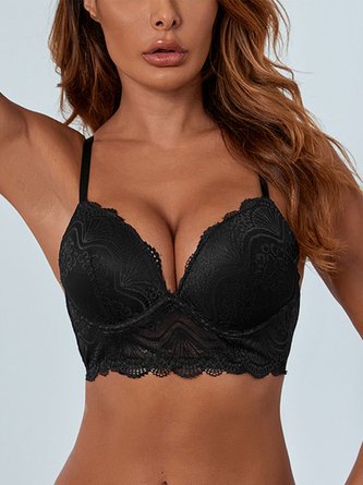 Knitted Lace Sexy Bra & Bralette
