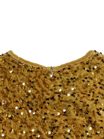 Women Geometric Spring/Fall Dress Crew Neck Long Sleeve A-Line Dress - Image 5