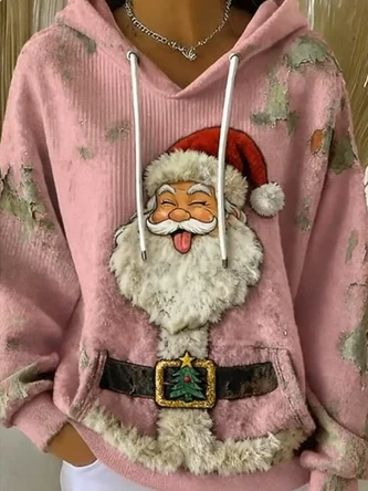 Casual Hoodie Santa Claus Hoodie - Image 4