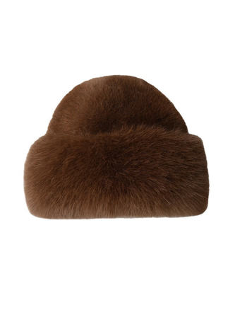 Plush Mongolian Hat For Women Thickened Autumn And Winter Windproof Cold-proof Warm Basin Hat Imitation Mink Fur Earmuffs Fisherman Hat 9 Plush Mongolian Hat For Women Thickened Autumn And Winter Windproof Cold-proof Warm Basin Hat Imitation Mink Fur Earmuffs Fisherman Hat - Image 9